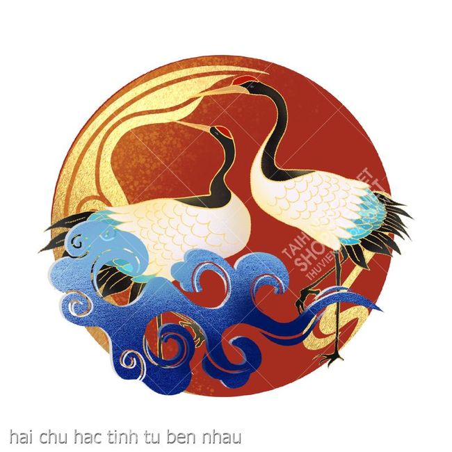 hai chu hac tinh tu ben nhau
